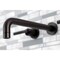 Kingston Brass KS8025CKL Two-Handle Wall Mount Tub Faucet, Oil Rubbed Bronze KS8025CKL - alternate 2